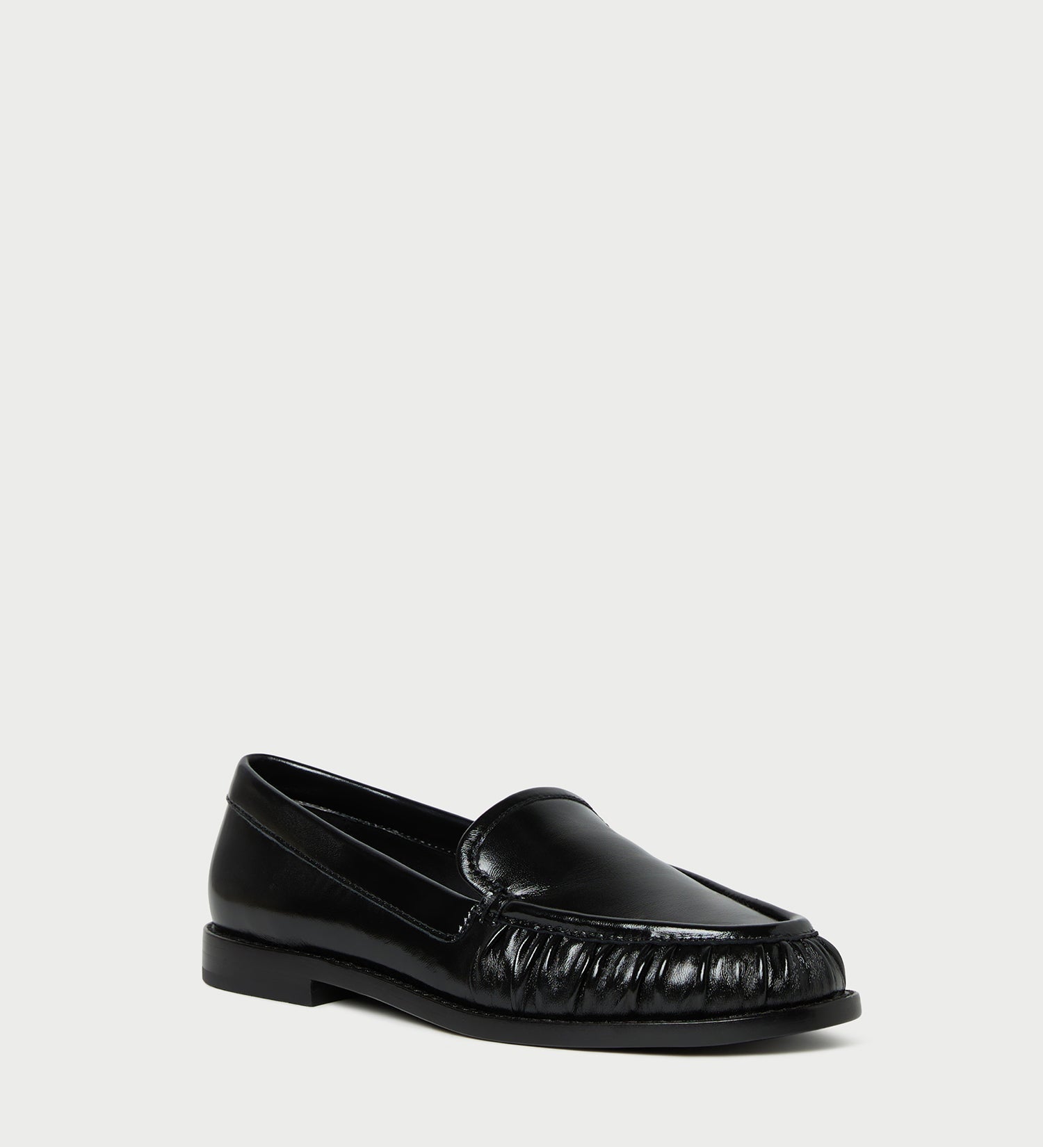 Loeffler Randall - Lucille Black Leather Loafer