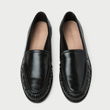 Loeffler Randall - Lucille Black Leather Loafer