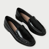 Loeffler Randall - Lucille Black Leather Loafer