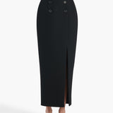 Khaite - Luiza Skirt in Black