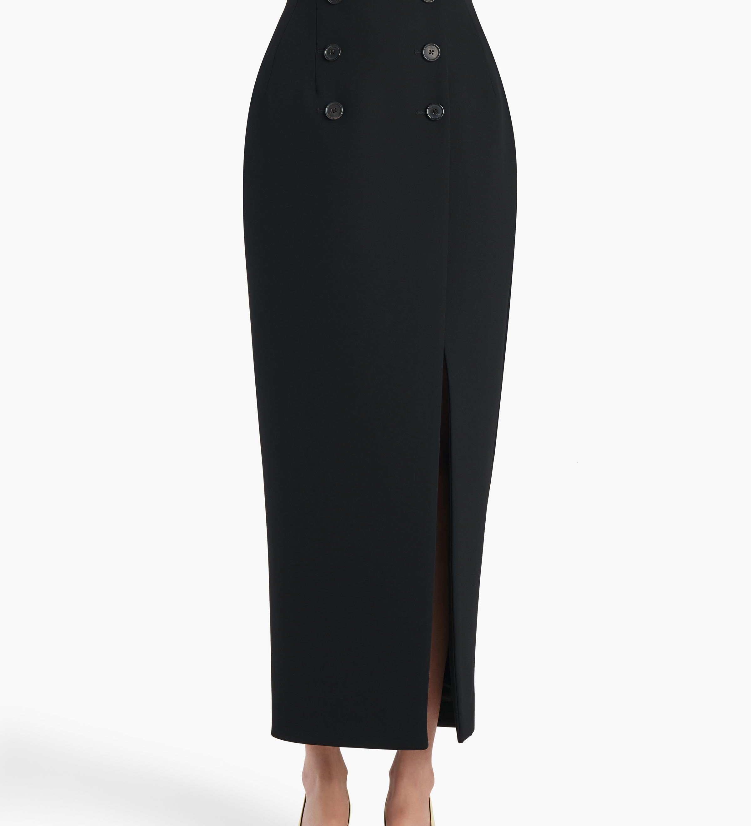 Khaite - Luiza Skirt in Black