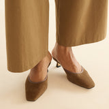 DÔEN - LUMA HEEL -- TOBACCO SUEDE