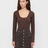 Loeffler Randall - Lumi Long-Sleeve Bodysuit