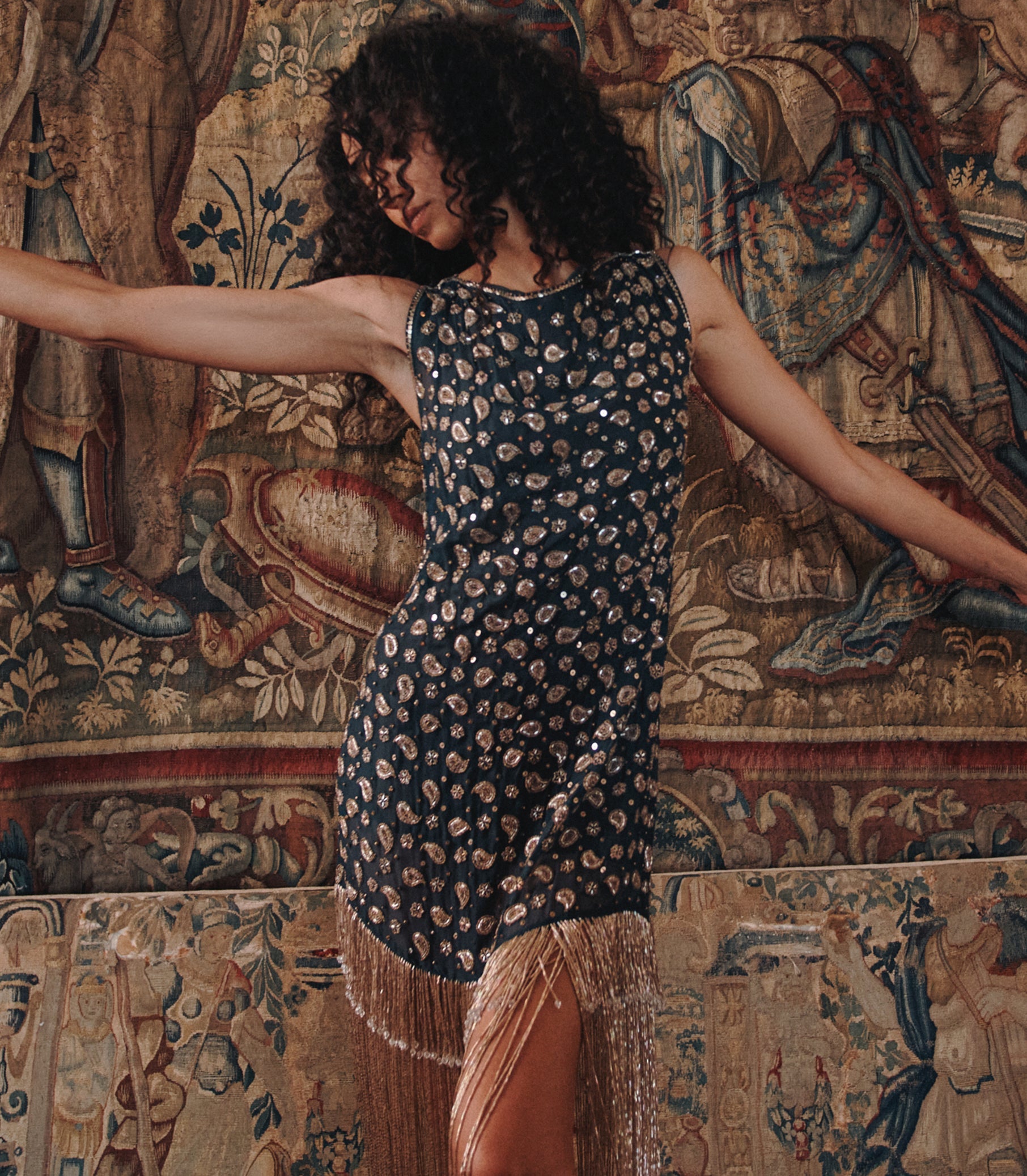 DOEN - LUMINAIRE DRESS - - COURS LA REINE PAISLEY