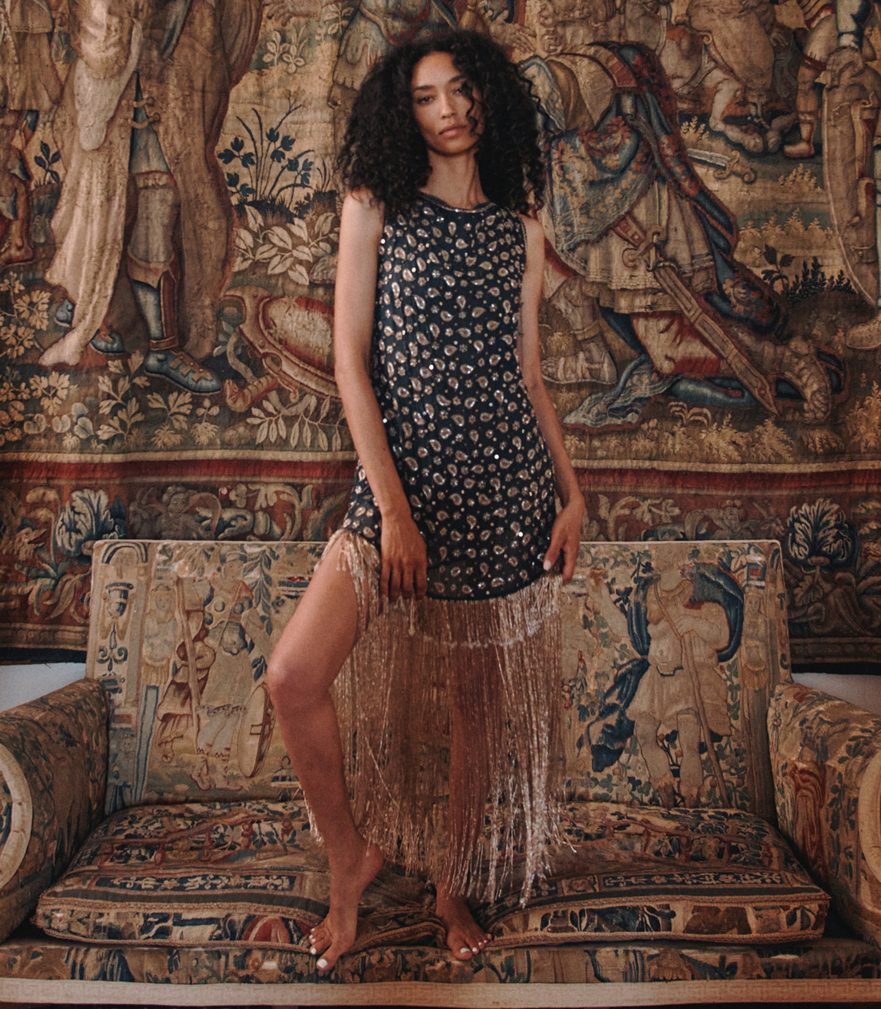 DOEN - LUMINAIRE DRESS - - COURS LA REINE PAISLEY