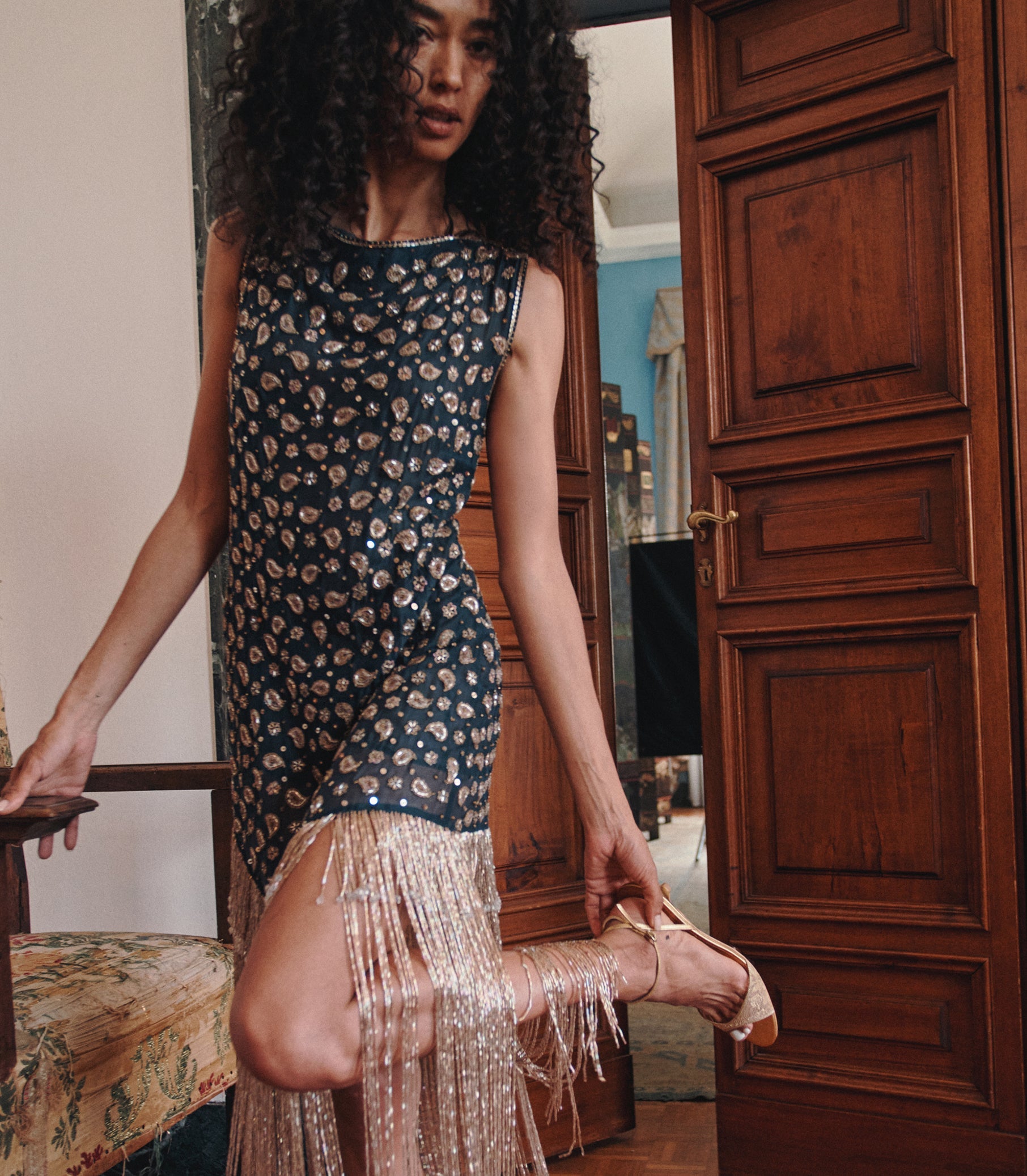 DOEN - LUMINAIRE DRESS - - COURS LA REINE PAISLEY