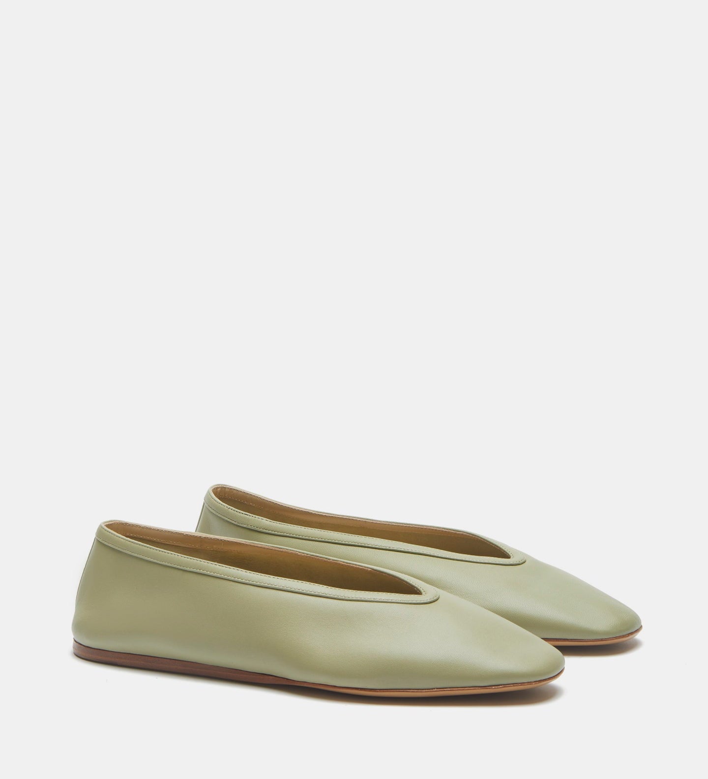 Le Monde Beryl - Luna Slipper / Pistachio Leather