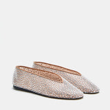 Le Monde Beryl - Luna Slipper / Fawn Mesh Crystal