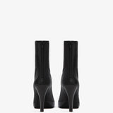 Jude - Luna Ankle Boot Black Stretch and Brushed Leather