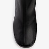 Jude - Luna Ankle Boot Black Stretch and Brushed Leather