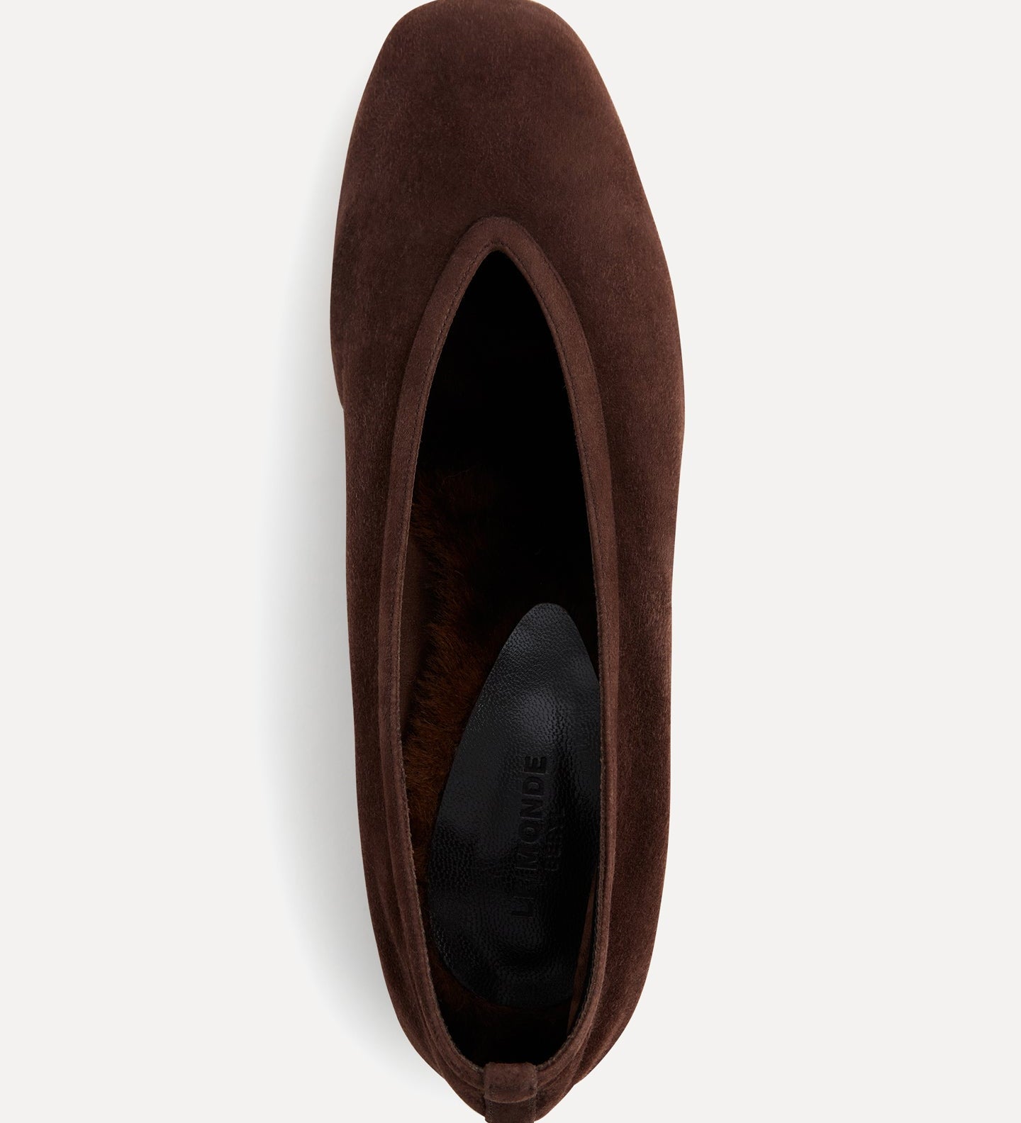 Le Monde Beryl - Luna Pump / Chocolate Suede Shearling