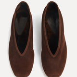 Le Monde Beryl - Luna Pump / Chocolate Suede Shearling