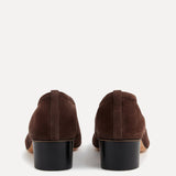 Le Monde Beryl - Luna Pump / Chocolate Suede Shearling