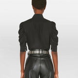 FRAME - Gillian Top -- Noir