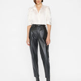 FRAME - Gillian Top -- Glossy Off White
