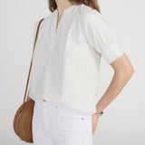 FRAME - The V - Neck Popover Top