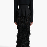 Khaite - Lyla Skirt in Black Leather