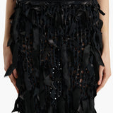 Khaite - Lyla Skirt in Black Leather