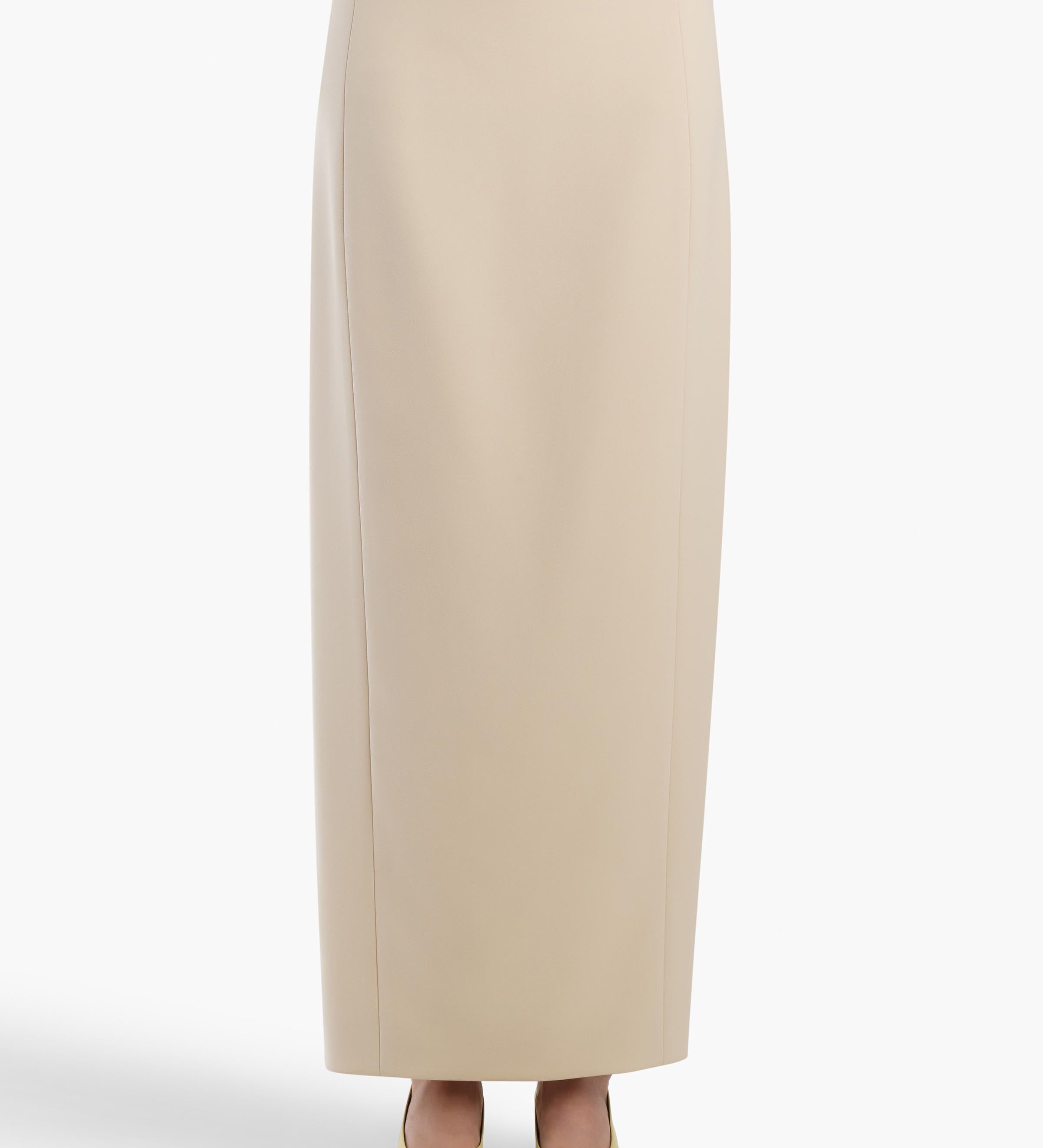 Khaite - Lyle Skirt in Ivory Glow