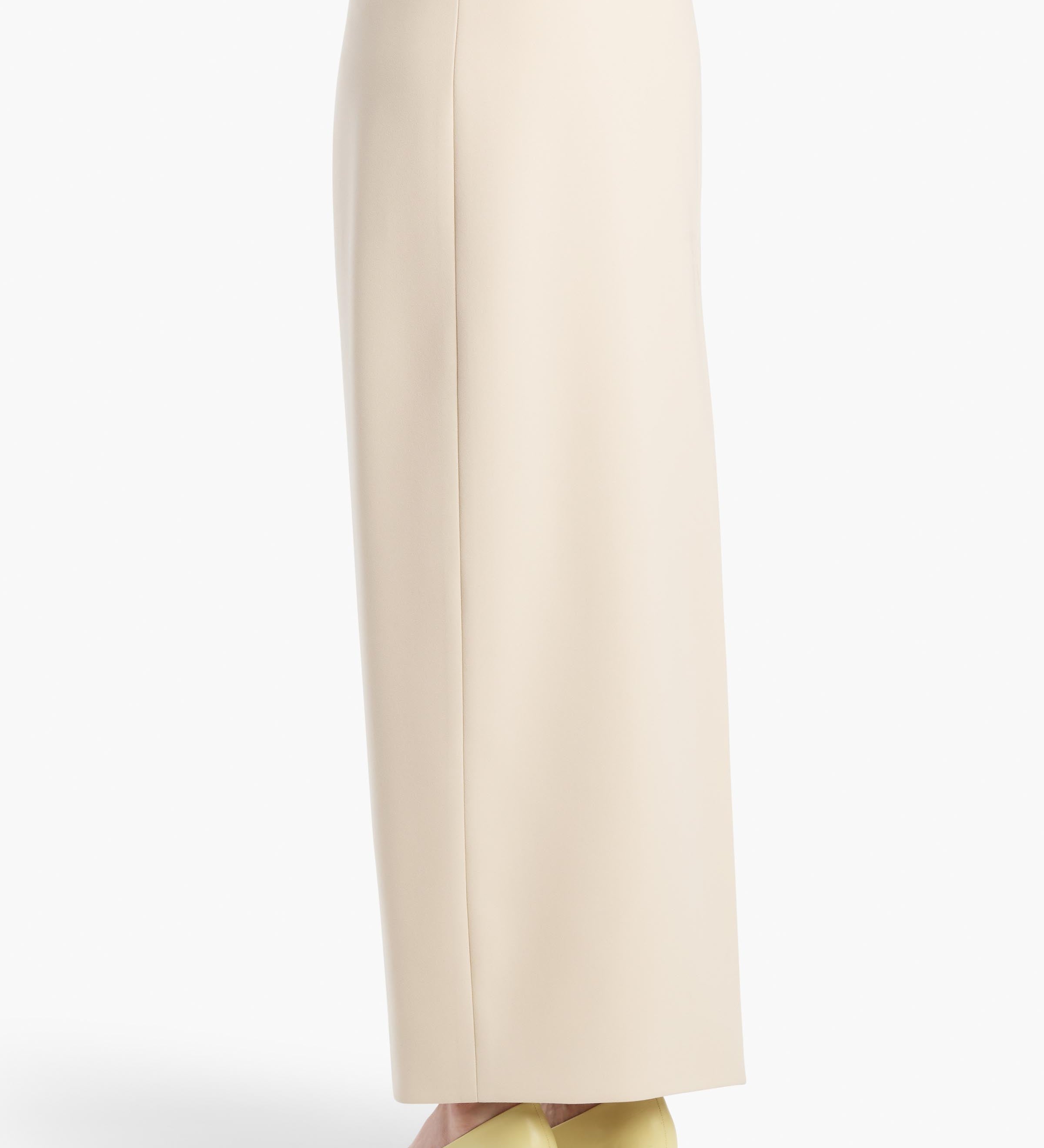 Khaite - Lyle Skirt in Ivory Glow