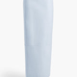Khaite - Lyle Skirt in Sky Blue Leather
