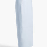 Khaite - Lyle Skirt in Sky Blue Leather