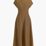 Khaite - Lyra Dress in Carob