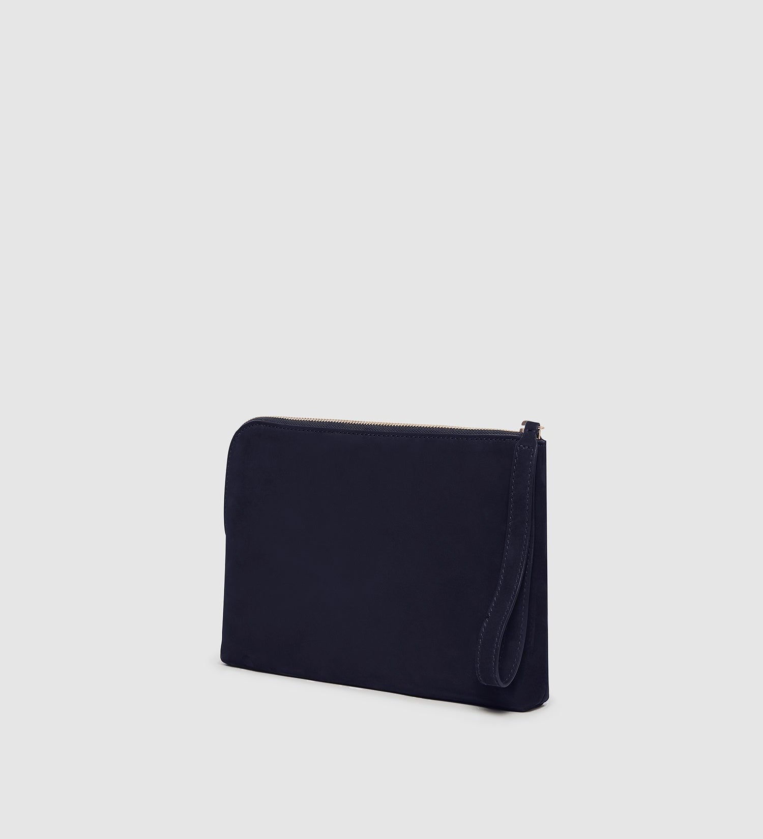 Metier - Wristlet Clutch Nubuck Navy