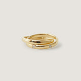 Kinn - L'Amour Interlocking Ring Gold