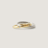 Kinn - L'Amour Interlocking Ring Gold & Silver