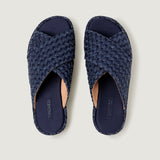 Cartolina - Laguna Platform Double Weave Denim | Indigo