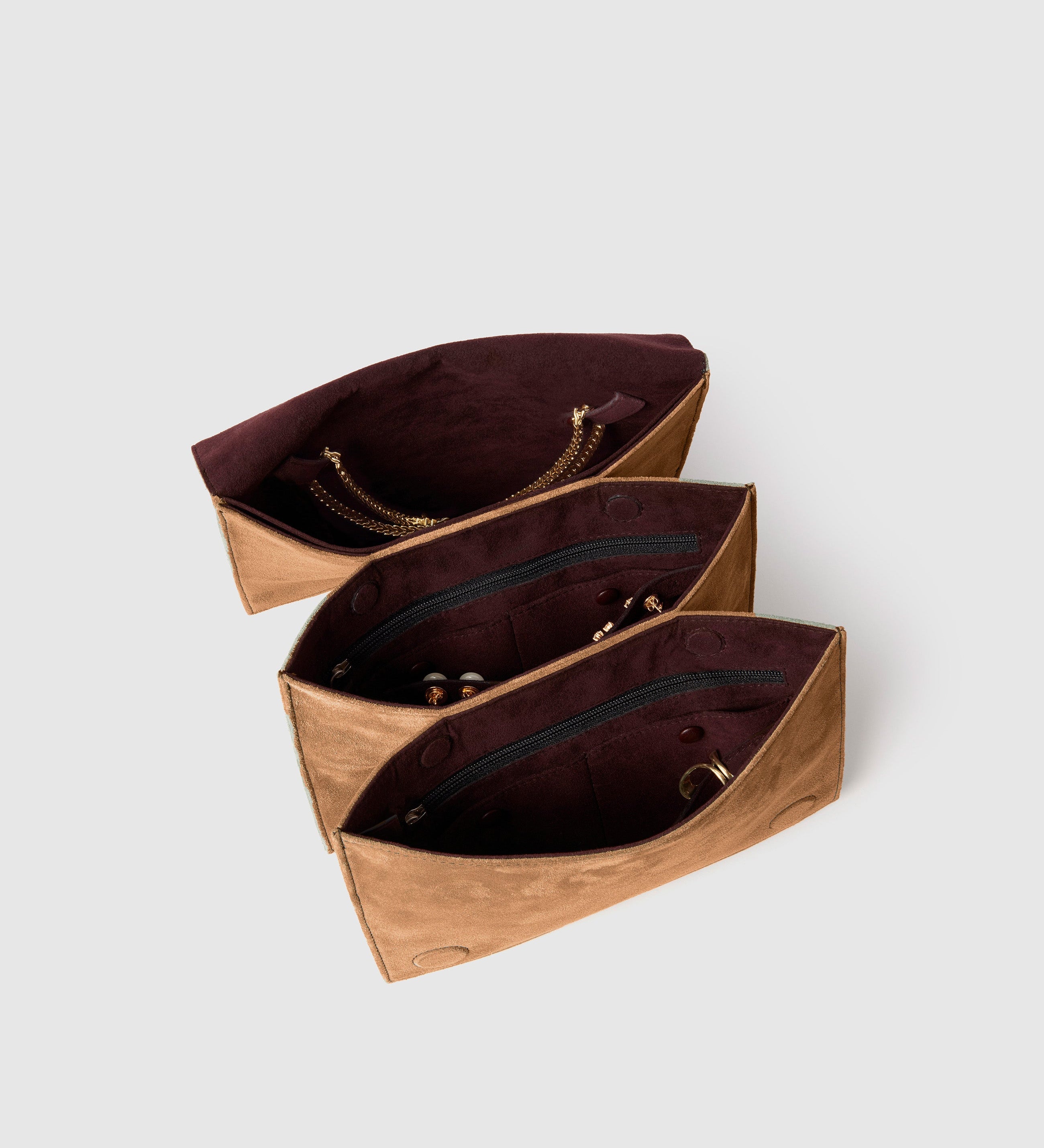 Metier - Large Jewellery Travel Case Suede Marrakech