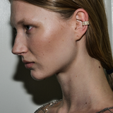 Dorsey - TRIPLE ROW LAB WHITE SAPPHIRE EAR CUFF, GOLD