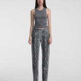 Aflalo - Lazare Trouser in Python Embossed Leather