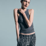 Aflalo - Lazare Trouser in Python Embossed Leather