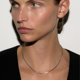 Dorsey - LINNEA, LAB DIAMOND SILVER CHAIN NECKLACE