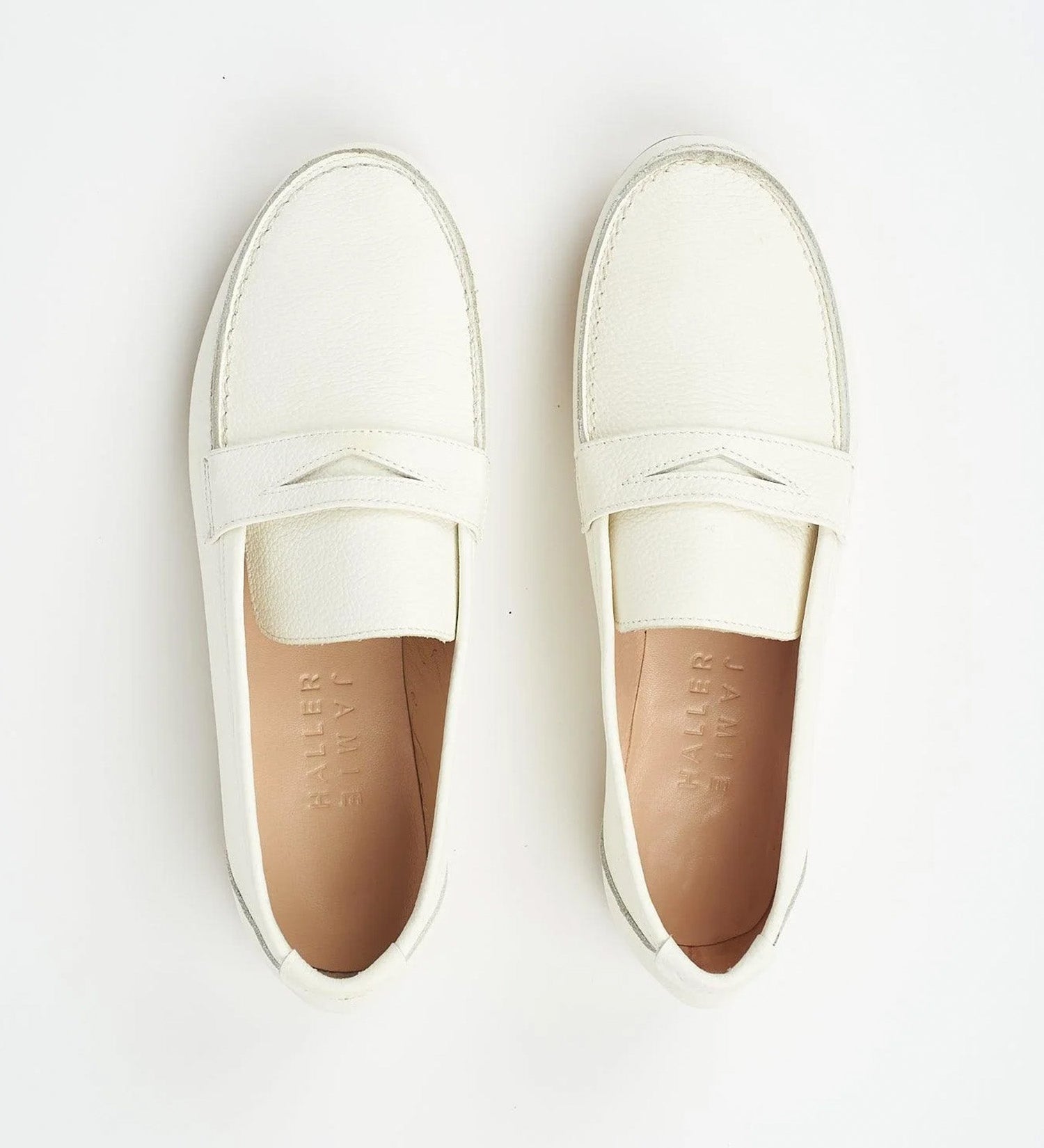 Jamie Haller - The Penny Loafer in White