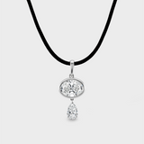 Aflalo - Lone Diamond Pendant Necklace