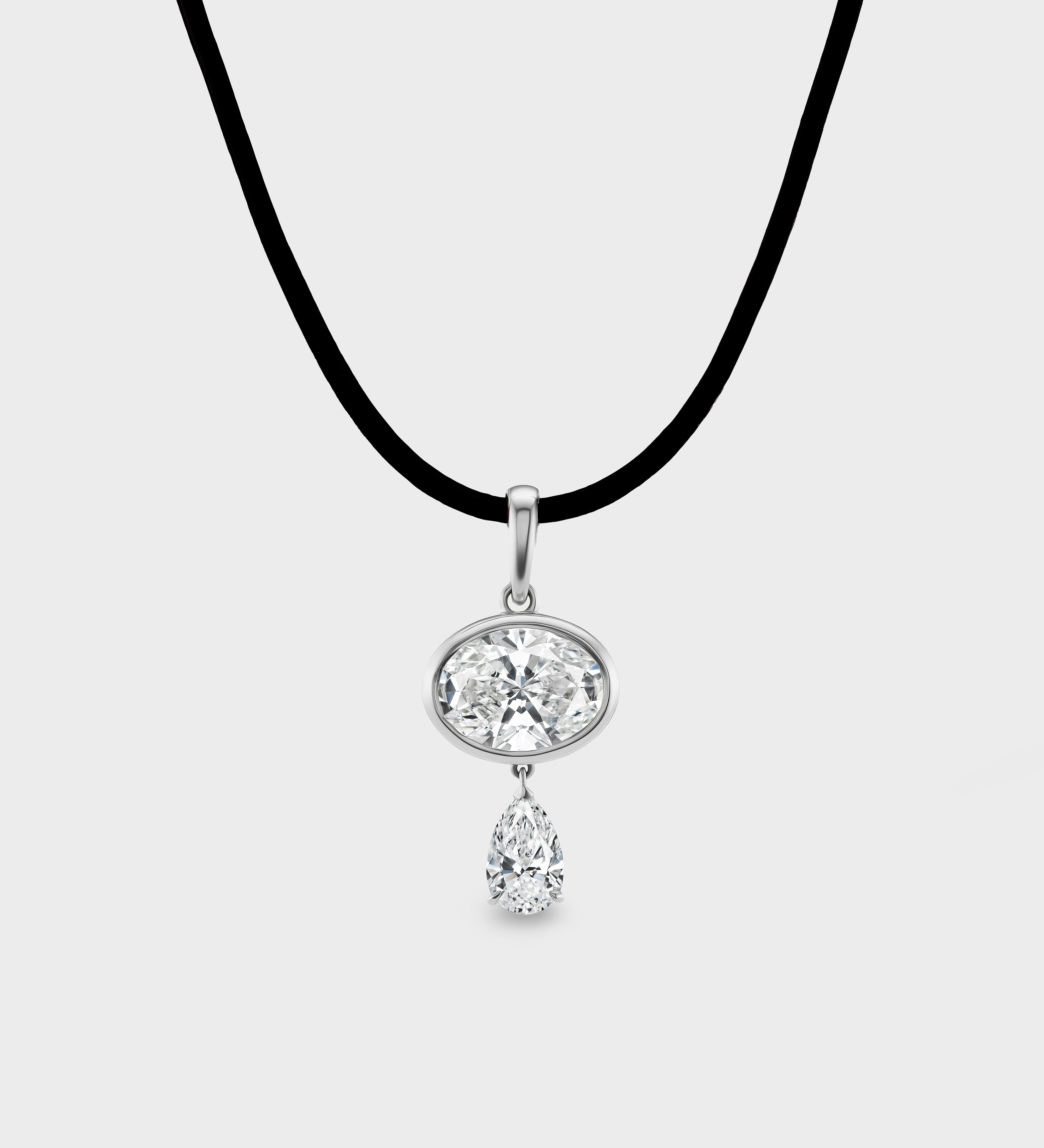 Aflalo - Lone Diamond Pendant Necklace