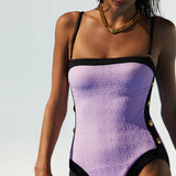 L'AGENCE - Tory Bandeau One-Piece Swimsuit