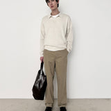 FRAME - Textured Wool Sweater -- Warm White