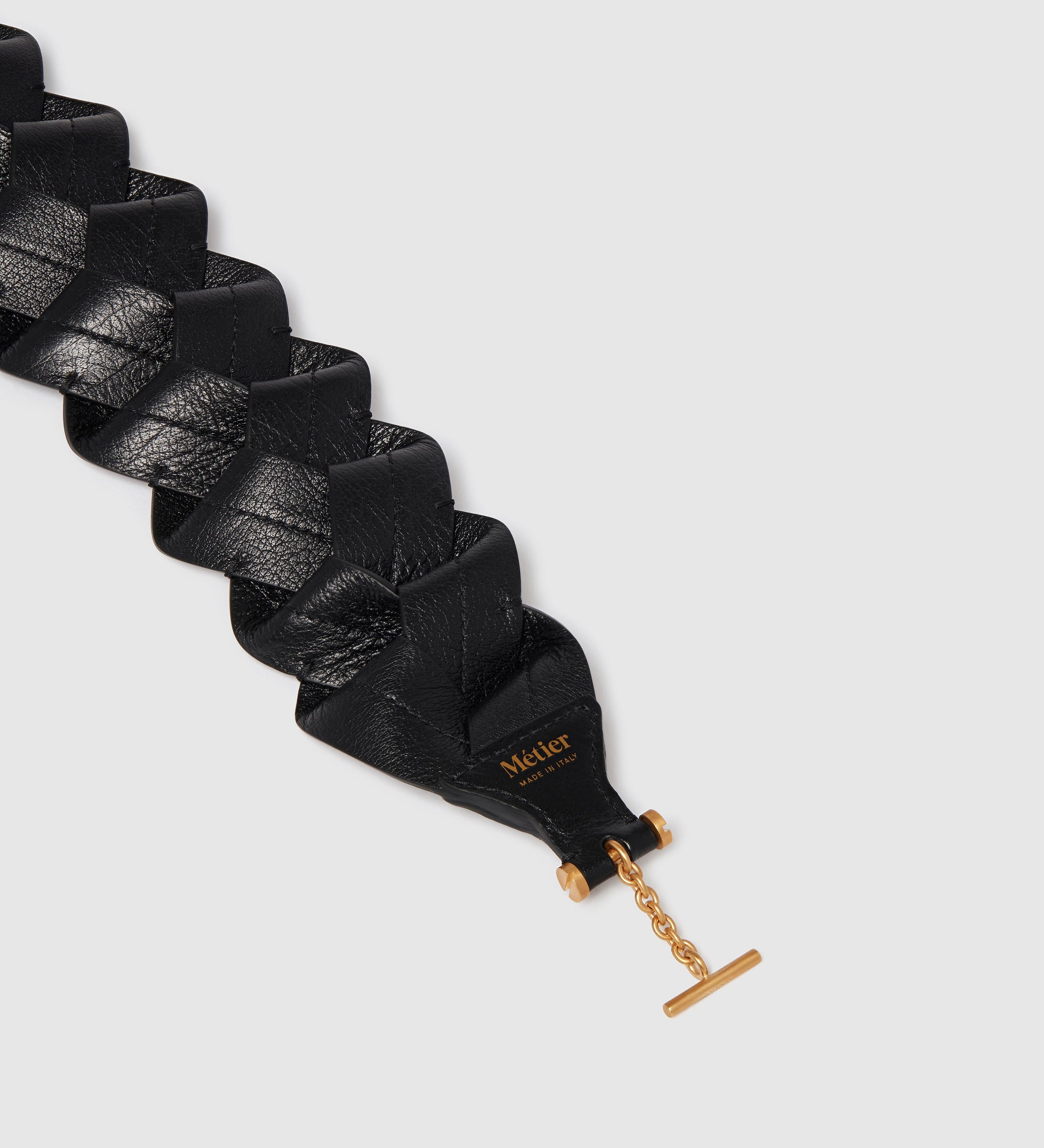 Metier - Loose Braided Strap Elvis Black