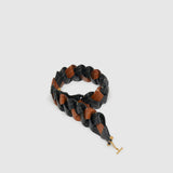 Metier - Loose Braided Strap Buffalo Black with Cognac