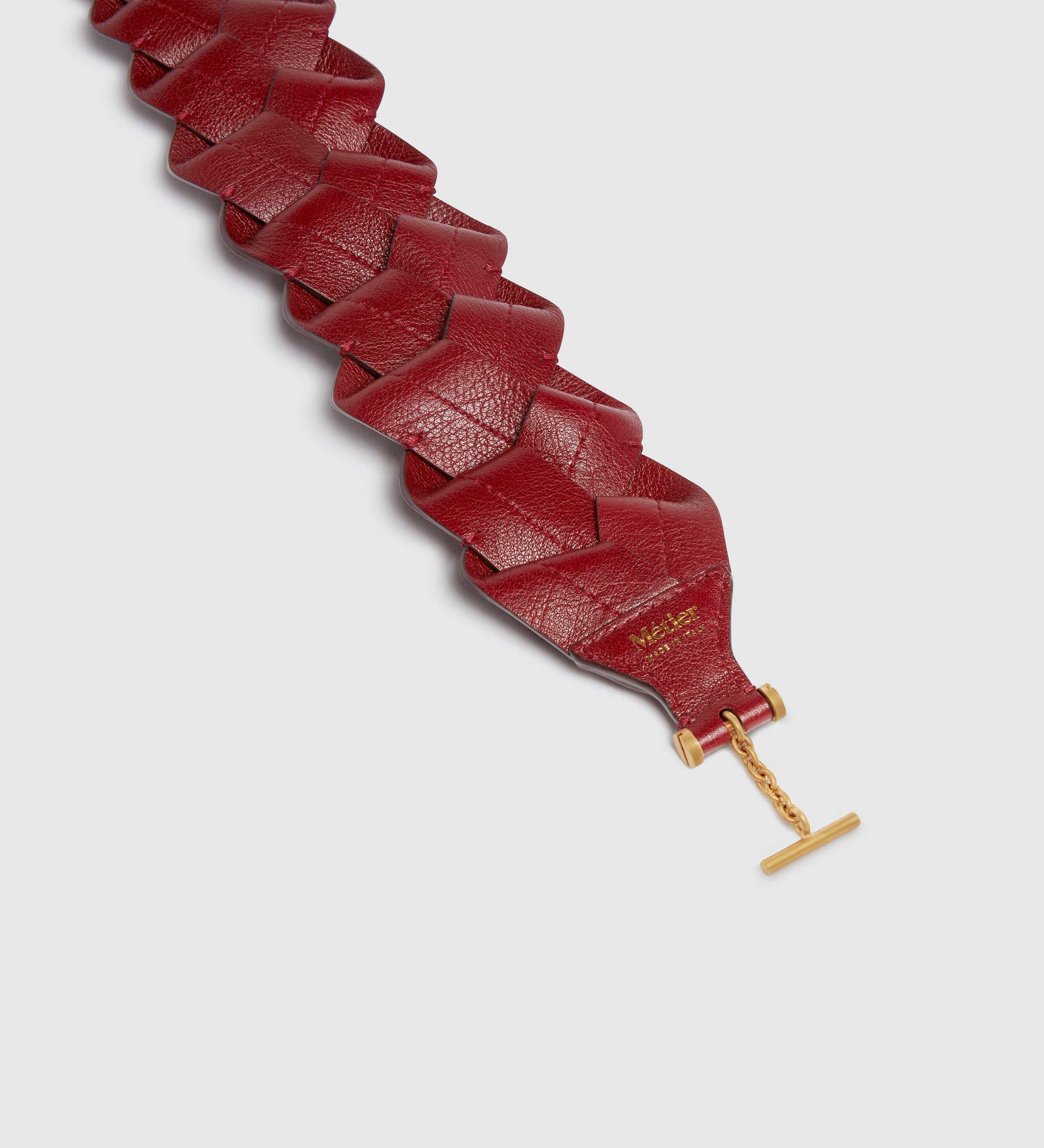 Metier - Loose Braided Strap Buffalo Dark Cherry
