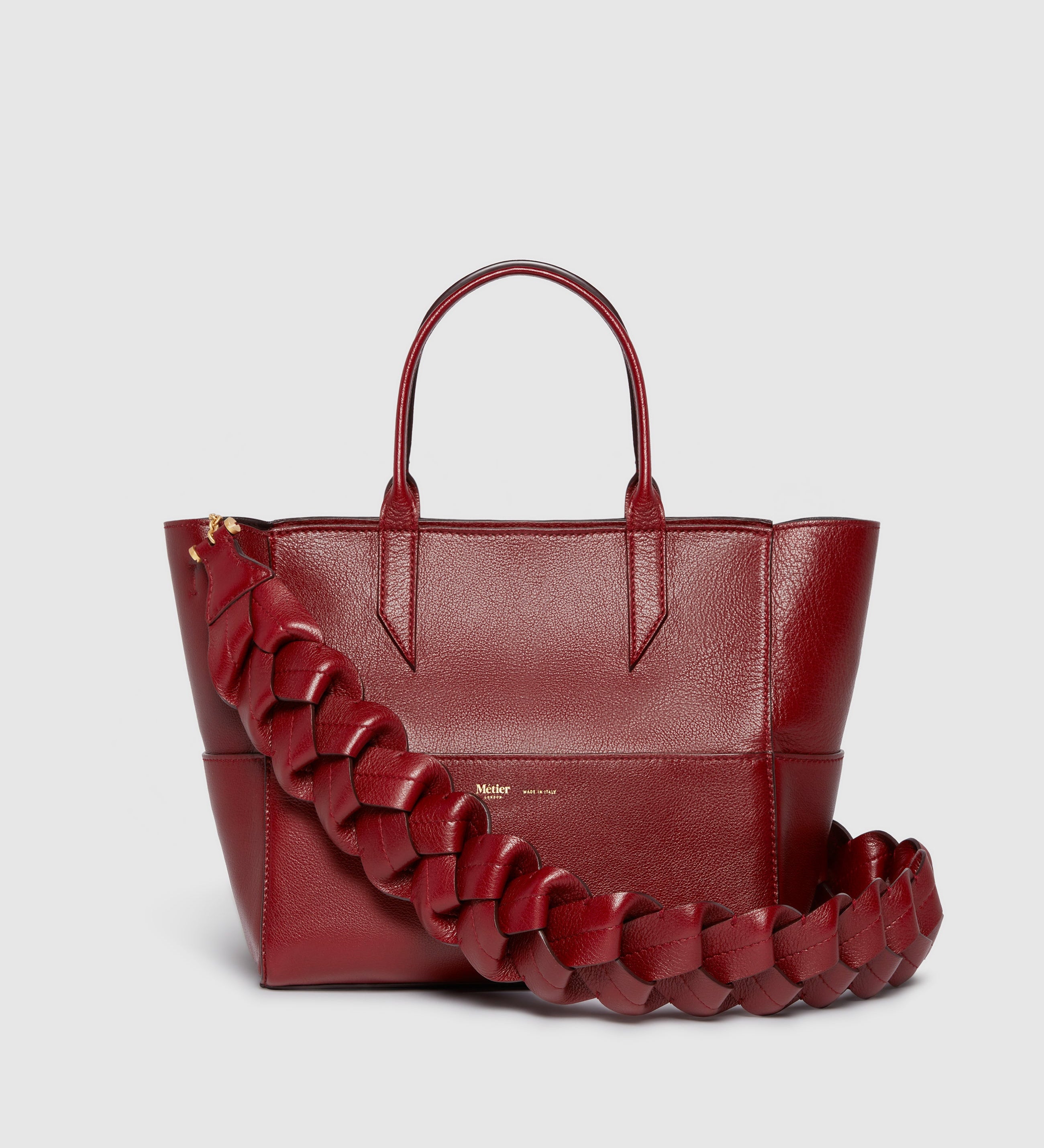 Metier - Loose Braided Strap Buffalo Dark Cherry