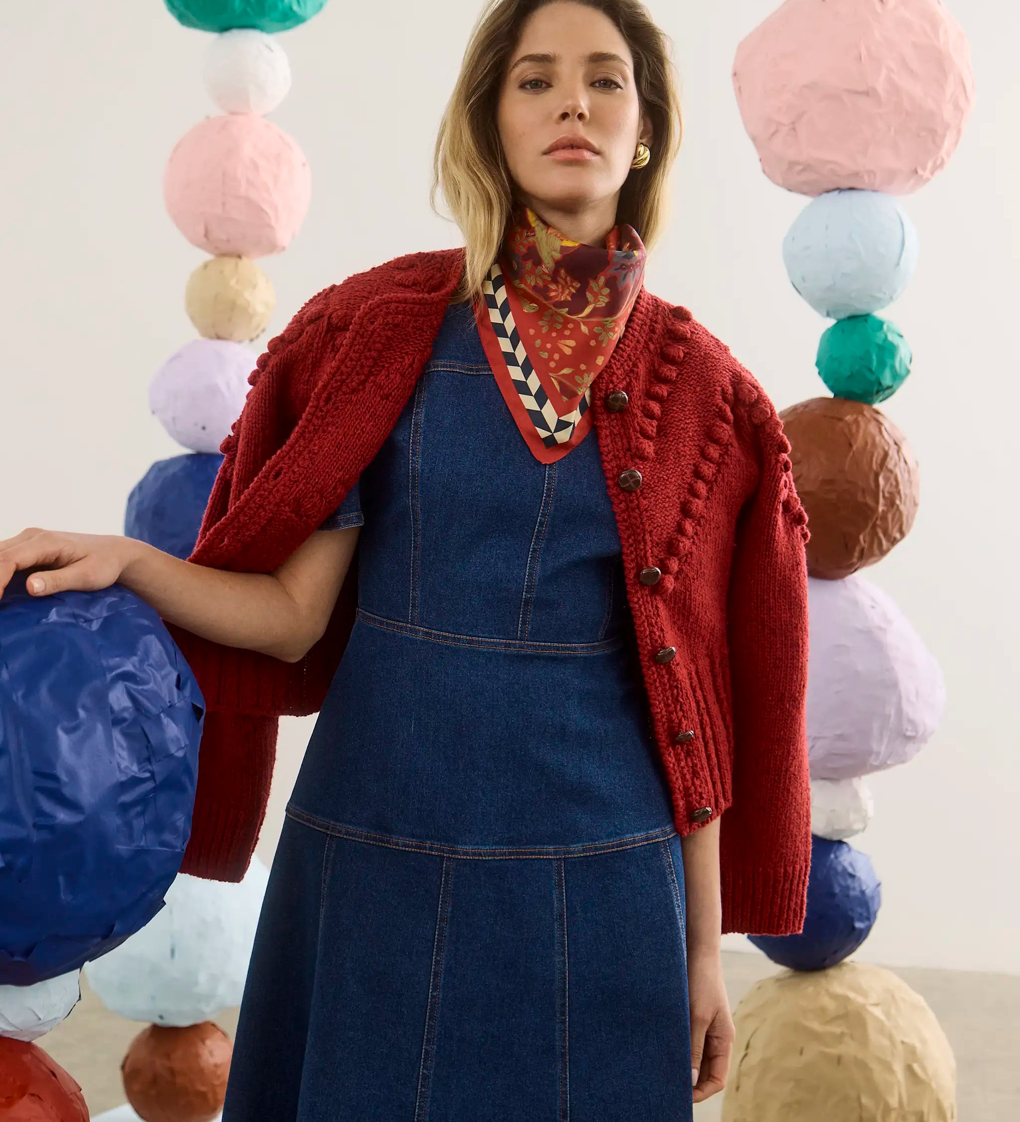Hunter Bell - Bobble Sweater