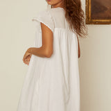 Ciao Lucia - Joelle Cap Sleeved Cotton Mini Dress