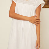 Ciao Lucia - Joelle Cap Sleeved Cotton Mini Dress