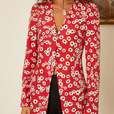 Ciao Lucia - Augustine Peony Print Long Sleeved Top