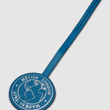 Métier Luggage Tag Smooth Calfskin Riviera Blue